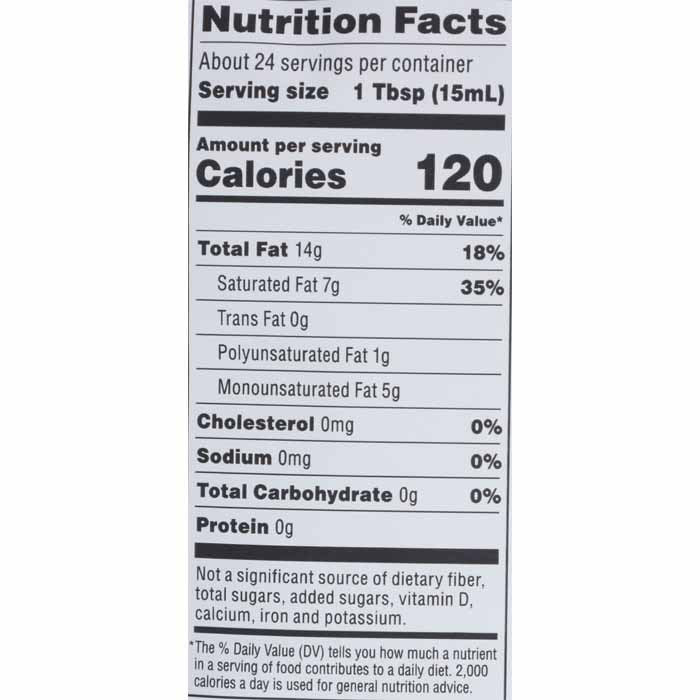 Nutiva - Organic Avocado Oil - MCT Pouch, 355ml - back