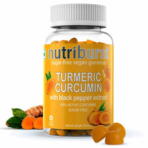 Nutriburst - Turmeric Curcumin with Black Pepper Extract, 60 Gummies