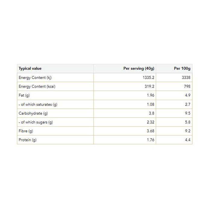 Nutty Nibbles - Vegan Energy Balls - Cacao Brownie, 40g - back