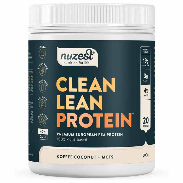 Nuzest - Clean Lean Protein Coconut Coffee & MCTs ,500g
