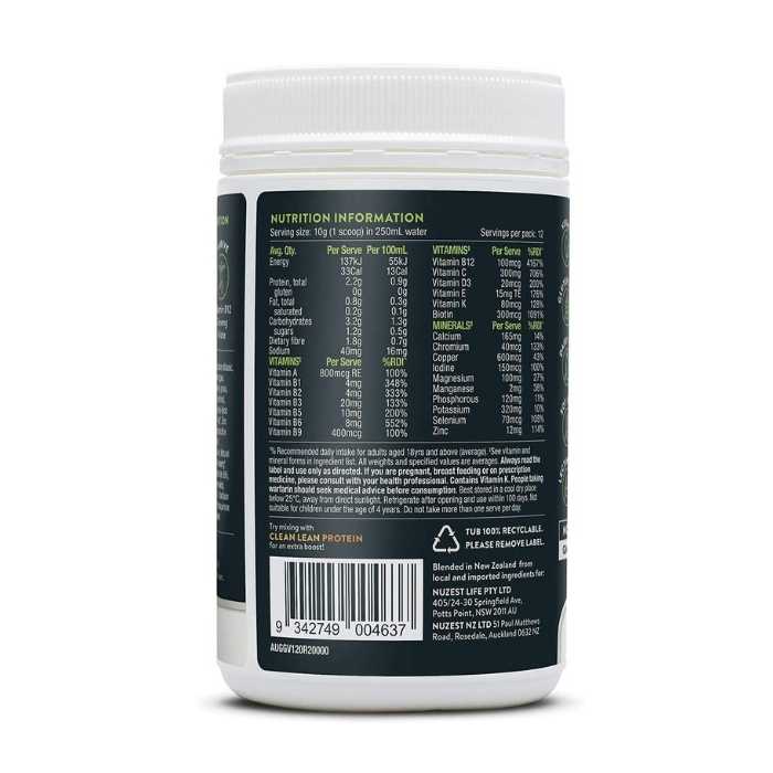 Nuzest - Good Green Vitality (Multivitamin Powder) back