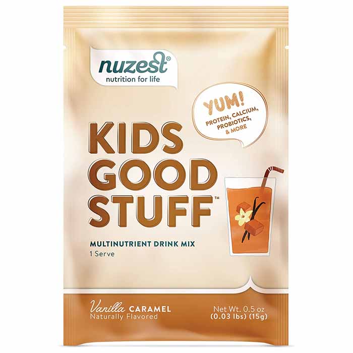 Nuzest - Kids Good Stuff Vanilla Caramel - Smooth Vanilla - 15g