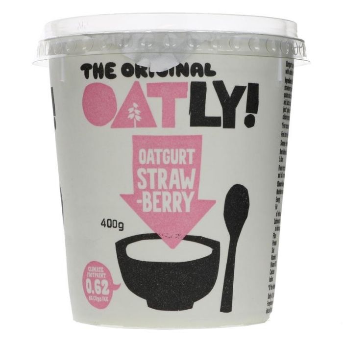 Oatly - Oatgurt Strawberry, 400ml - front