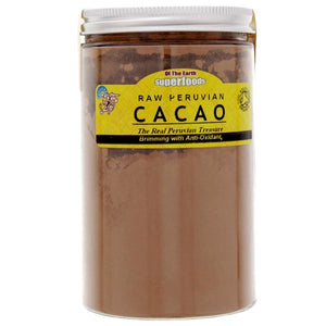 Of The Earth Superfoods - Organic Raw Peruvian Cacao Powder, 180g