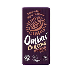 Ombar - Organic Centres Hazelnut Truffle Chocolate Bar | Multiple Options