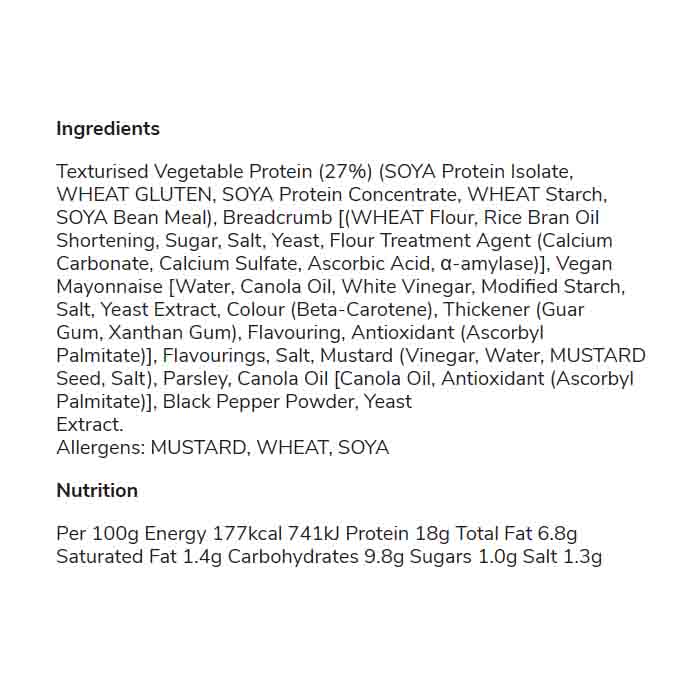 OmniFoods - Omnicrab cake, 150g - back