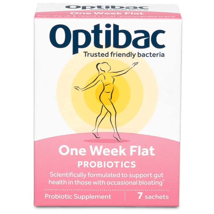 Optibac Probiotics - One Week Flat Stomach ,7 Sachets 