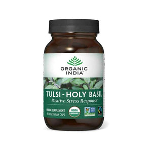 Organic India - Organic Tulsi Holy Basil Supplement, 90 Capsules