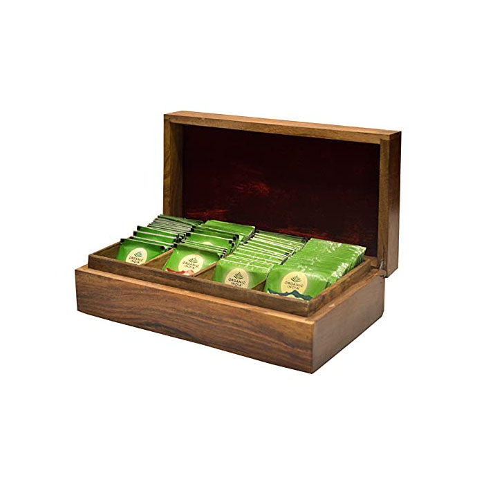 Organic India - Organic Tulsi Original Tea ,Tin (100g) - back