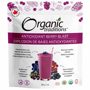 Organic Traditions - Organic Antioxidant Berry Blast, 100g