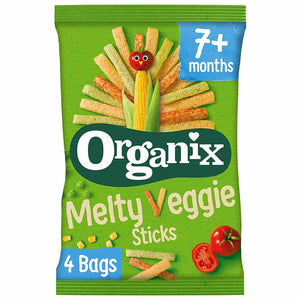 Organix - Melty Veggie Sticks Multipack, 4x15g Bags