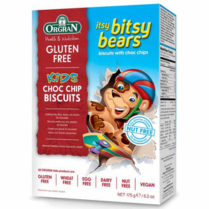 Orgran - Itsy Bitsy Bears Kids Choc Chip Biscuits (GF), 175g