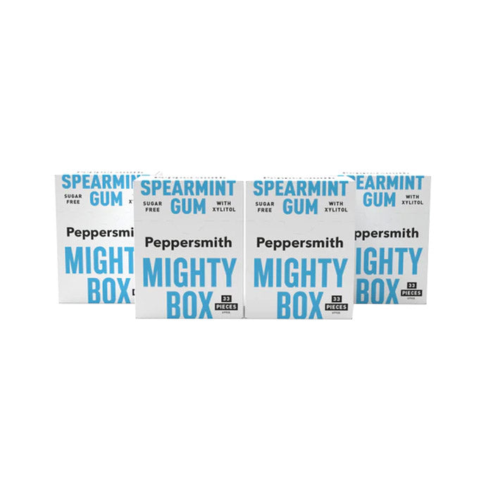 Peppersmith - Xylitol Gums (Spearmint 50g ),18-Pack