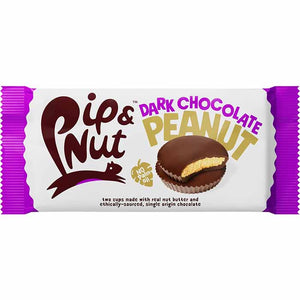 Pip & Nut - Dark Chocolate Peanut Butter Cups Sharing Bag, 88g | Multiple Options