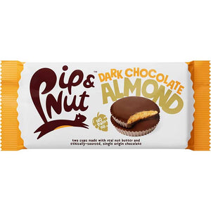 Pip & Nut - Dark chocolate Almond Nut Butter Cups, 34g | Multiple Options