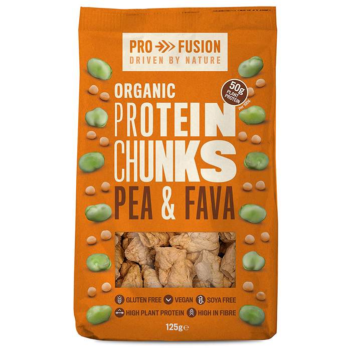 Profusion - Organic Pea & Fava Protein Chunks , 125g