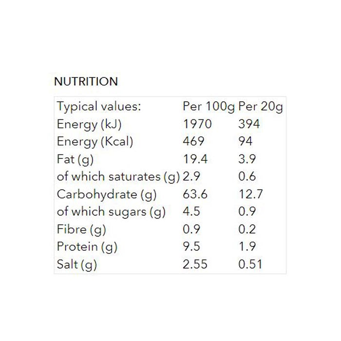 Properchips - Lentil Chips for Sharing - Barbecue, 85g - back