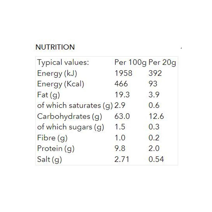 Properchips - Lentil Chips for Sharing - Sour Cream & Chive, 85g - back
