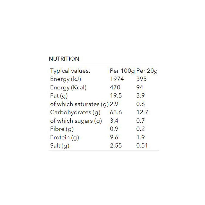 Properchips - Lentil Chips for Sharing - Sweet Sriracha & Chilli, 85g - back
