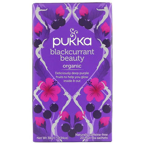 Pukka - Organic Blackcurrant Beauty, 20 Bags | Pack of 4