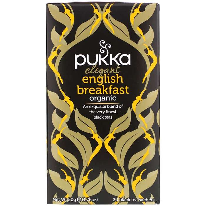 Pukka - Organic Elegant English Breakfast Tea, 20 Bags