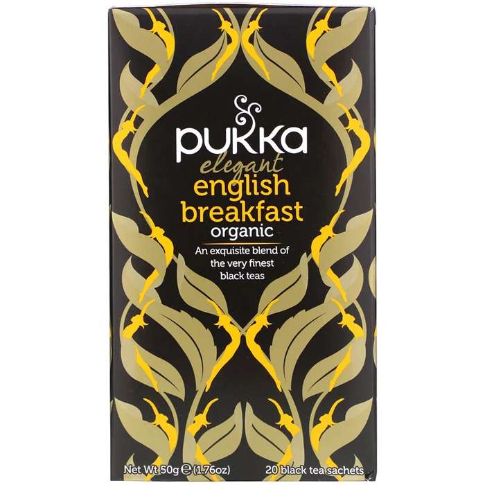 Pukka - Organic Elegant English Breakfast Tea, 20 Bags