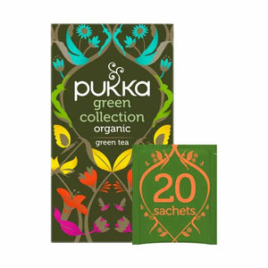 Pukka - Organic Green Tea Collection, 20 Bags | Pack of 4