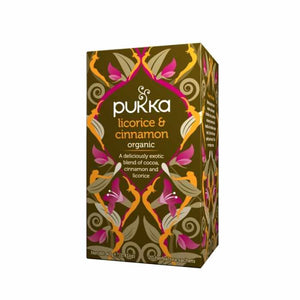 Pukka - Organic Liquorice & Cinnamon Tea, 20 Bags | Pack of 4