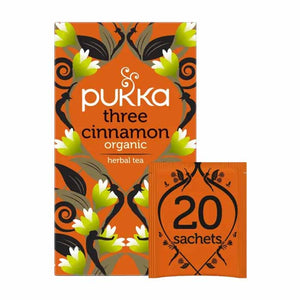 Pukka - Organic Three Cinnamon Tea, 20 Bags | Pack of 4
