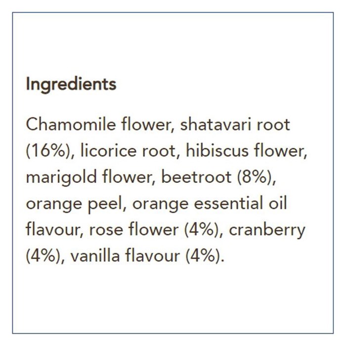 Pukka - Organic Womankind Tea, 20 Bags - Ingredients