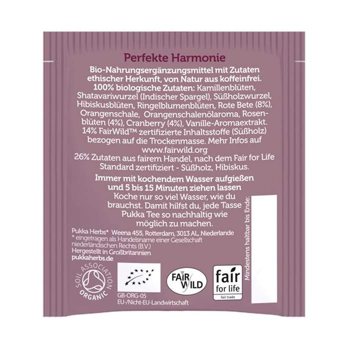 Pukka - Organic Womankind Tea, 20 Bags - back