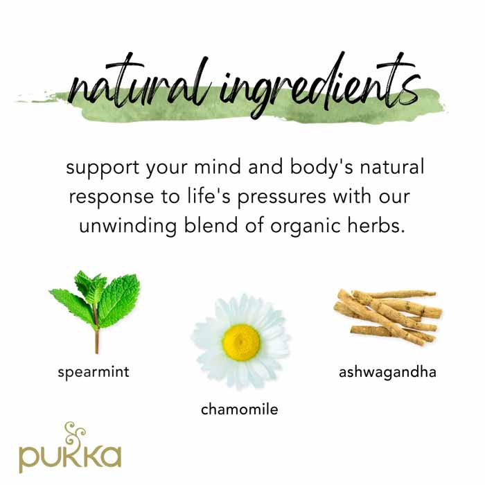 Pukka - Peace Organic Herbal Tea, 20 Sachets - back