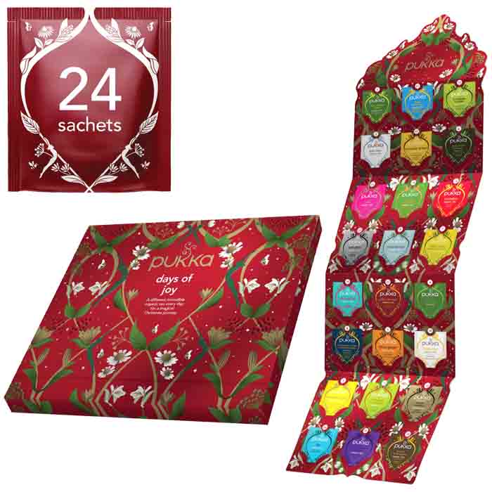 Pukka Tea Advent Days of Christmas Calendar, 1 Unit PlantX UK