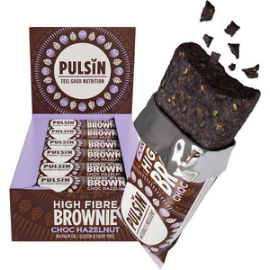 Pulsin - Choc Hazelnut and Peanut Brownie, 35g | Pack of 18