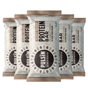 Pulsin - Peanut Choc Booster Protein Bar, 50g | Pack of 18