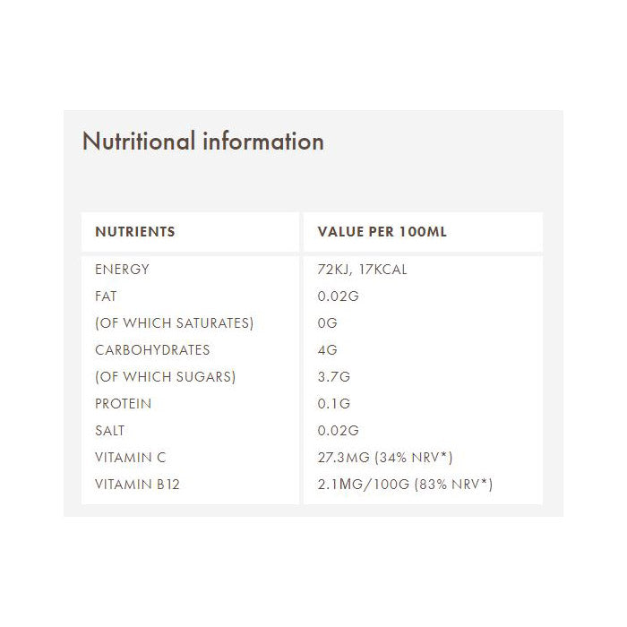Purearth - Organic Sparkling Water Kefir - Mango Passionfruit + Turmeric ,550ml - back