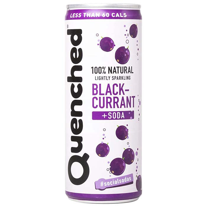 Quenched - Blackcurrant & Soda, 250ml