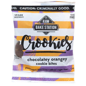 Raw Bake Station - Crookies Raw Cookie Dough Bites, 40g | Multiple Flavours