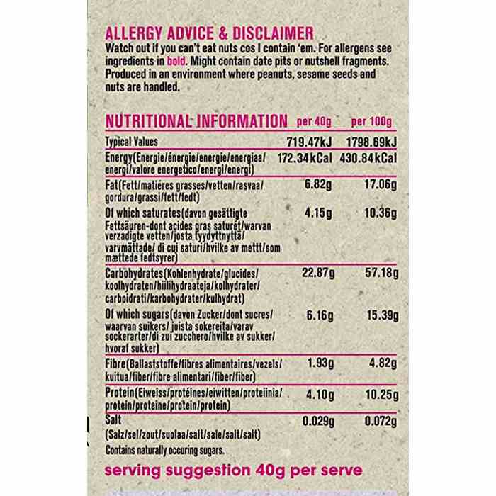 Raw Gorilla - Organic Vegan Cacao Crispies, 250g - back