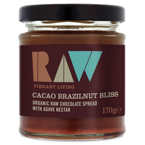 Raw Health - Organic Raw Cacao Brazil Nut Bliss Spread, 170g