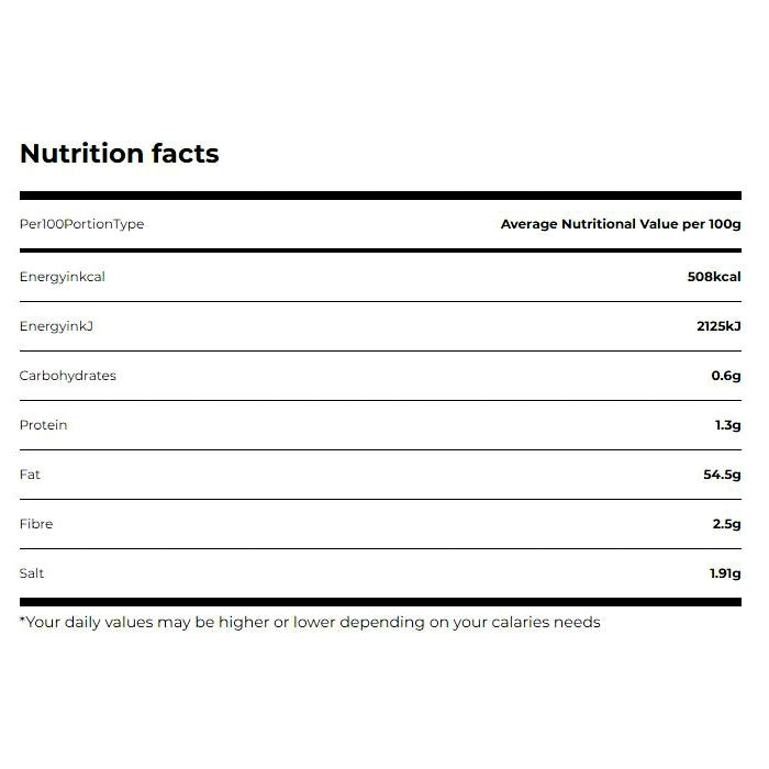 Raw Health - Organic Raw Kalamata Olives in Raw Extra Virgin Olive Oil, 330g - back