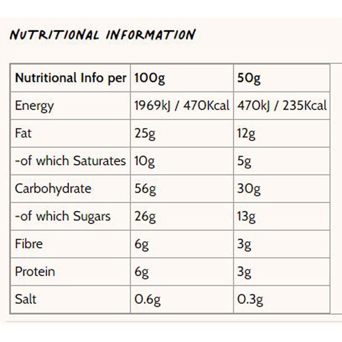 Rhythm108 - Organic Soft Filled Cookie Chocolate Hazelnut Ganache, 50g - back