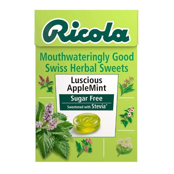 Ricola - Sugar-Free Swiss Herbal Sweets - apple mint