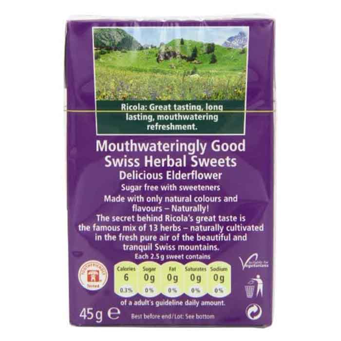 Ricola - Sugar-Free Swiss Herbal Sweets, 45g | Multiple Options - PlantX UK