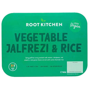 Root Kitchen - Vegetable Jalfrezi & Rice, 400g