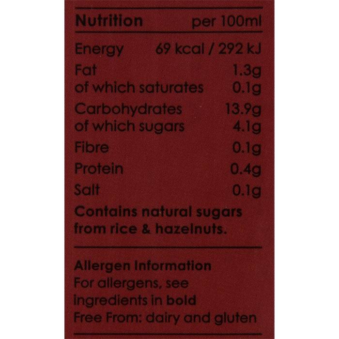 Rude Health - Organic Hazelnut Drink, 1L - back