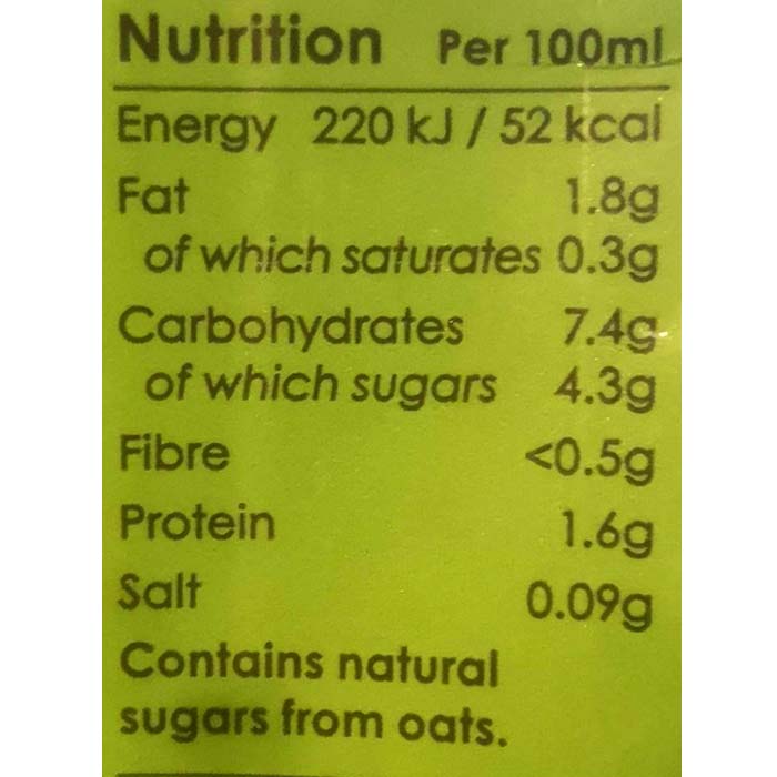 Rude Health - Organic Oat Drink, 1L - back