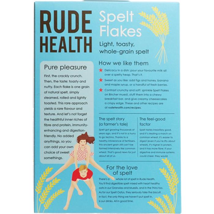 Rude Health - Spelt Flakes, 300g - back