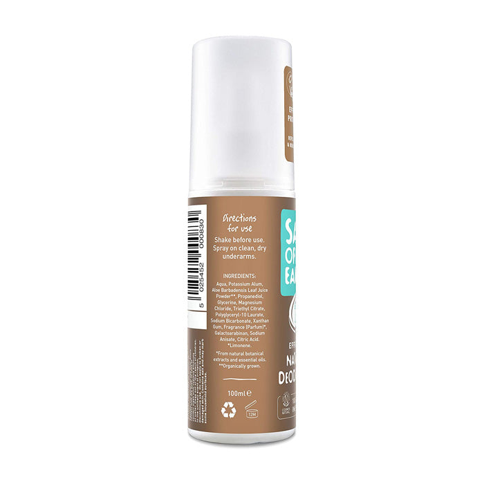 Salt Of The Earth - Deodorant Sprays - Ginger & Jasmine, 100ml - back