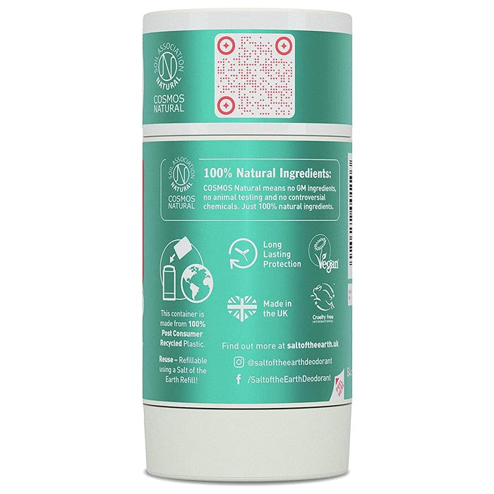 Salt Of The Earth - Natural Deodorant Sticks - Melon & Cucumber, 84g -  back